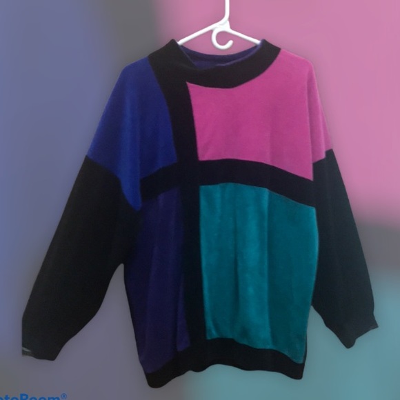 just for woman Tops - Vintage color block shirt 2x